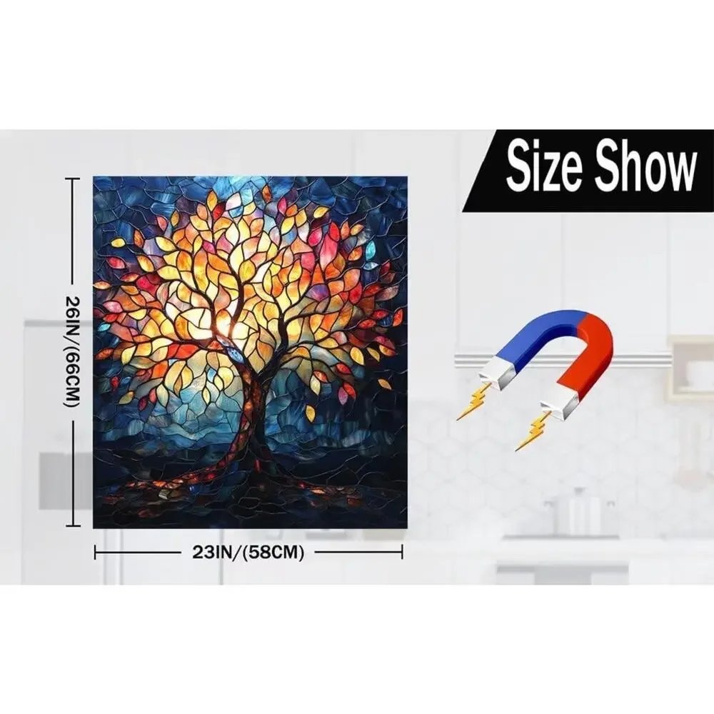 Stained Glass Tree of Life Dishwasher Magnetic